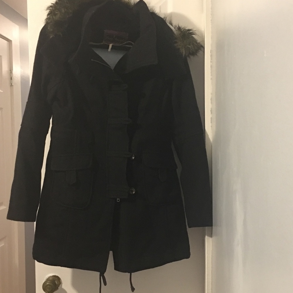 Free People wool pea coat